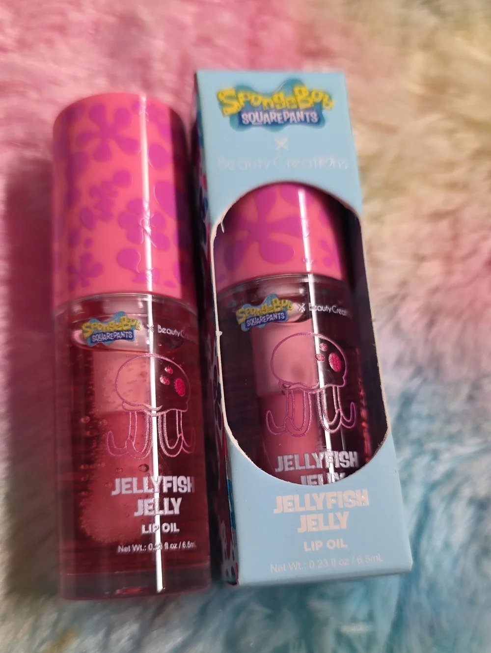 SpongeBob x Beauty Creations Jellyfish Jelly Lip Oil - Pink